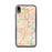 Custom iPhone XR Wethersfield Connecticut Map Phone Case in Watercolor