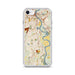 Custom iPhone SE Wethersfield Connecticut Map Phone Case in Woodblock