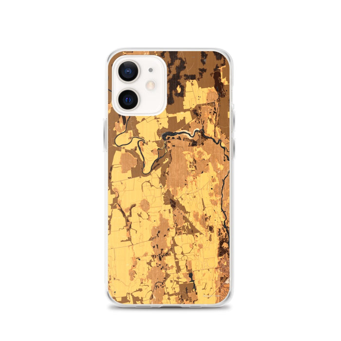 Custom Weybridge Vermont Map Phone Case in Ember