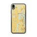 Custom Weybridge Vermont Map Phone Case in Woodblock
