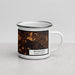 Right View Custom Weymouth Massachusetts Map Enamel Mug in Ember