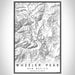 Wheeler Peak New Mexico Map Print Portrait Orientation in Classic Style With Shaded Background