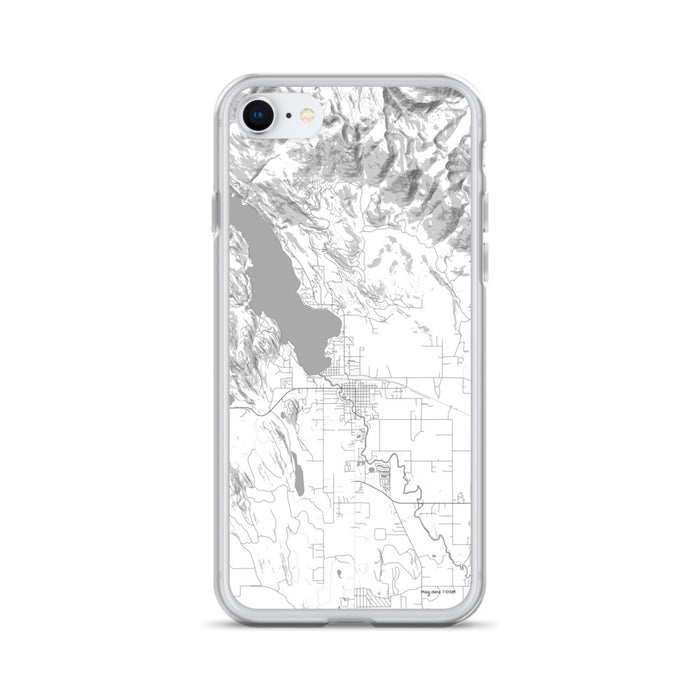 Custom iPhone SE Whitefish Montana Map Phone Case in Classic