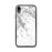 Custom iPhone XR Whitefish Montana Map Phone Case in Classic
