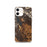 Custom iPhone 12 Whitefish Montana Map Phone Case in Ember