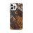 Custom iPhone 12 Pro Max Whitefish Montana Map Phone Case in Ember