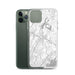 Custom White Plains New York Map Phone Case in Classic on Table with Laptop and Plant