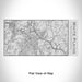Rendered View of White Plains New York Map Engraving on 17oz Stainless Steel Insulated Cola Bottle
