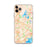 Custom White Plains New York Map Phone Case in Watercolor