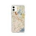 Custom White Plains New York Map Phone Case in Woodblock