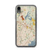 Custom White Plains New York Map Phone Case in Woodblock