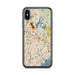 Custom White Plains New York Map Phone Case in Woodblock