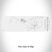 Rendered View of White Sands New Mexico Map Engraving on 10oz Stainless Steel Insulated Cup with Sliding Lid in White