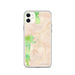 Custom White Sands New Mexico Map Phone Case in Watercolor
