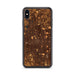Custom Wichita Kansas Map Phone Case in Ember