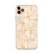 Custom Wichita Kansas Map Phone Case in Watercolor