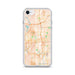 Custom Wichita Kansas Map iPhone SE Phone Case in Watercolor