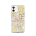 Custom Wichita Kansas Map iPhone 12 Phone Case in Woodblock