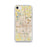 Custom Wichita Kansas Map iPhone SE Phone Case in Woodblock