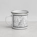 Left View Custom Williamstown Massachusetts Map Enamel Mug in Classic