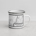 Right View Custom Williamstown Massachusetts Map Enamel Mug in Classic