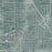 Wilmette Illinois Map Print in Afternoon Style Zoomed In Close Up Showing Details