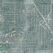 Wilmette Illinois Map Print in Afternoon Style Zoomed In Close Up Showing Details