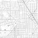 Wilmette Illinois Map Print in Classic Style Zoomed In Close Up Showing Details