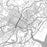 Wilmington Delaware Map Print in Classic Style Zoomed In Close Up Showing Details