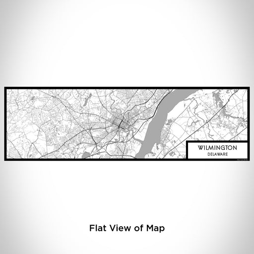 Flat View of Map Custom Wilmington Delaware Map Enamel Mug in Classic