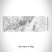 Rendered View of Wilmington Delaware Map Engraving on 10oz Stainless Steel Insulated Cup with Sliding Lid in White