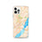 Custom Wilmington Delaware Map iPhone 12 Pro Phone Case in Watercolor