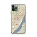 Custom Wilmington Delaware Map Phone Case in Woodblock