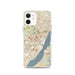 Custom Wilmington Delaware Map iPhone 12 Phone Case in Woodblock