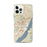 Custom Wilmington Delaware Map iPhone 12 Pro Max Phone Case in Woodblock