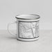 Left View Custom Wilmington North Carolina Map Enamel Mug in Classic