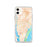 Custom Wilmington North Carolina Map Phone Case in Watercolor