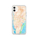 Custom Wilmington North Carolina Map Phone Case in Watercolor