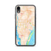 Custom Wilmington North Carolina Map Phone Case in Watercolor
