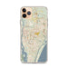 Custom Wilmington North Carolina Map Phone Case in Woodblock