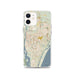 Custom Wilmington North Carolina Map iPhone 12 Phone Case in Woodblock