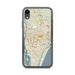 Custom Wilmington North Carolina Map Phone Case in Woodblock
