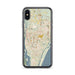 Custom Wilmington North Carolina Map Phone Case in Woodblock