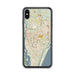 Custom Wilmington North Carolina Map Phone Case in Woodblock
