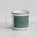 Left View Custom Wilson Arkansas Map Enamel Mug in Afternoon