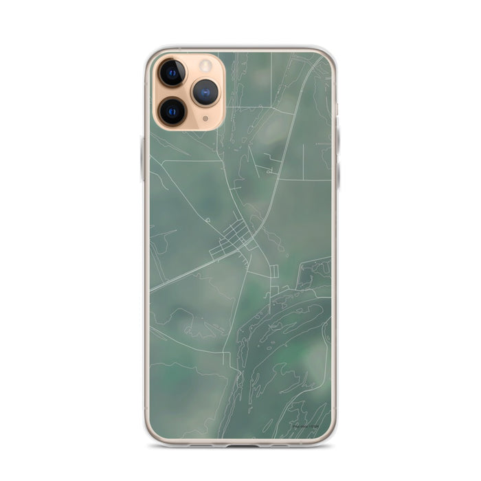 Custom iPhone 11 Pro Max Wilson Arkansas Map Phone Case in Afternoon