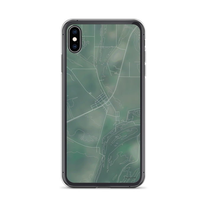 Custom iPhone XS Max Wilson Arkansas Map Phone Case in Afternoon