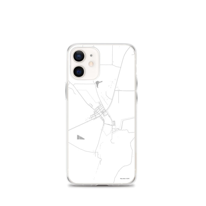Custom iPhone 12 mini Wilson Arkansas Map Phone Case in Classic