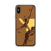 Custom iPhone X/XS Wilson Arkansas Map Phone Case in Ember