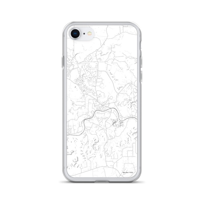 Custom Wimberley Texas Map iPhone SE Phone Case in Classic